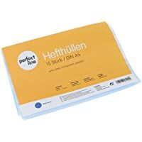 Los mejores  - perfect line 15 fundas para cuadernos DIN-A5 EXTRA FUERTES- claras y transparentes- forros para cuadernos flexibles y…
